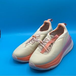 Stylish Cream and Pink Women's‎ Sneakers